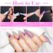 500 Pieces French Artificial Nail Tips Set - False Acrylic Nails with 4 Glue Tubes for DIY Nail Design - Perfect for Extensions & Natural Looks - Buy Online on GoSupps.com