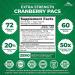 Zazzee Ultimate Urinary Tract Support Bundle | Super Concentrated Proanthocyanidin Cranberry Extract Capsules Plus D-Mannose 1000mg Capsules for UT & Bladder Cleansing (60 Servings Each) - Buy Online on GoSupps.com
