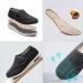 Diabetic Shoes for Women & Men - Wide Width Comfortable Slippers - Orthopedic Air Cushion Walking Shoes - Size 9.5 Black - Buy Online on GoSupps.com