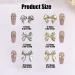 Bow Nail Charms 60PCS Gold Silver Metal Nail Art Bows Bowknot Bow Tie Nail Gems Alloy Nail Art Decorations Supplies for Women Girls Manicure Design DIY Crafts (B Gold & Silver) - Buy Online on GoSupps.com