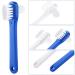 Denture Brush Dual Head Toothbrushes - Hard Denture Cleaning Brush (6 Pieces) - Buy Online on GoSupps.com
