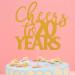 Cheers 20 To Years Cake Topper - Gold Glitter Happy 20 Birthday Cake Toppers 20 Years Wedding Anniversary Party Decorations Single-Side Gold Glitter Twenty Birthday Cake Decorations Supplies (gold) - Buy Online on GoSupps.com