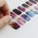 JMEOWIO Gel Nail Stickers Colorful Sky Semi Cured Gel Nail Strips Wraps UV/LED Nail Supplies Nail Art Design Decoration Accessories - Buy Online on GoSupps.com