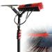 GIZMIT 12-39FT Window Cleaning Pole Outdoor Water Fed Telescopic 2 in 1 Brush Squeegee Attachment Professional Extendable Cleaner Conservatory Roof Gutters 39FT/12M