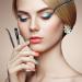 URSOBTF 6PCS Eyeliner Brush Set - Thin Slanted Flat Angled Brushes for Precision Eye Liner & Eye Brow Gel - Black - Buy Online on GoSupps.com