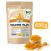 Organic Golden Milk 600g | EWL Natural Products | Turmeric Ginger Ashwagandha Ceylon Cinnamon & Coconut Blossom Sugar - Buy Online on GoSupps.com