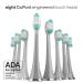 AquaSonic Vibe Ultra Whitening Toothbrush - 8 Heads, Travel Case, Sonic Motor, 4 Modes & Smart Timer - Buy Online on GoSupps.com