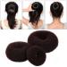3-Piece Black Magic Shaper Donut Hair Bun Maker Set for Women - Small, Medium, Large Styler Kit for Chignon Hair Accessories - Buy Online on GoSupps.com
