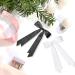 Xumann Hair Bows Clip Black White Hair Bow with Long Silky Satin French Hair Bows for Women - Buy Online on GoSupps.com