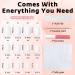360Pcs Glossy Short Press on Nails - White Oval Acrylic Fake Nails for Women & Girls with Glue & Jelly Tabs - Buy Online on GoSupps.com
