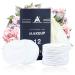 12 Packs Reusable Bamboo Fiber Makeup Remover Pads with Cotton Storage Bag 4 Layers 100% Organic Bamboo Facial Cotton Rounds Eco-friendly Waste Free
