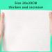 100% Cotton Drying Towels - 100 Pieces Fleece Face Cloths for All Skin Types | Thickened Baby & Moisture Cloths (20x20cm) - Buy Online on GoSupps.com