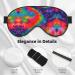 SSIMOO Colorful Tie Dye Eye Mask - Double-Sided Soft & Light Blocking for Quality Sleep - International Shipping - Buy Online on GoSupps.com