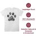 Shirtracer Men's T-Shirt - High Five Dog Paw Gift for Dog Owners - Available in 4XL & Large Sizes - International Shipping - Buy Online on GoSupps.com