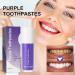 Purple Toothpaste for Teeth Whitening Purple Toothpaste Purple Teeth Whitening Tooth Stain Removal Teeth Whitener Teeth Whitening Booster (1pc) - Buy Online on GoSupps.com