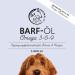 Premium Barf Oil for Dogs 1000ml - Omega 3-6-9 with Salmon Rapeseed Hemp & Borage Oils - Enhance Dog Nutrition - Buy Online on GoSupps.com