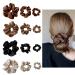 12 Pcs Scrunchies for Women  Scrunchies Bulk with Premium Quality  Satin Hair Scrunchy Hair Ties for Women  Great Holiday Gift