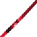 Mandala Craft 6mm Red Sequin Trim by The Yard - 100 Yards Metallic Sequin Strand for Crafts and Sewing - Buy Online on GoSupps.com