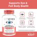 Viteyes Lutein & Astaxanthin Relieve Eye Fatigue, Hydrate & Firm Skin, Blue Light Protection, Immune Support, 20 mg Lutein, 4 mg Astaxanthin, Eye Vitamins, Doctor Trusted Brand, 30 Capsules - Buy Online on GoSupps.com