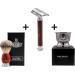 Brent Berkeley Men's Original Safety Razor Set | Razor Brush & Shaving Bowl | Durable Skin-Irritation Reducing Gift Set - Brown - Buy Online on GoSupps.com