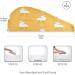Lovely Llama Dry Hair Cap - 2 Piece Quick Drying Towel Set with Button Headband | Super Absorbent & Soft for All Hair Types - Buy Online on GoSupps.com