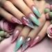 Teksome Medium Press On Nails - Ombre Fake Nails Cat Eye Almond Press On Nails 12 Sizes 24 Artificial Nails For Home Salon Manicure - Buy Online on GoSupps.com