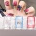 Nail Art Stickers for Women | Easy Clean Silicone Stamp & Scraper | Party Decor & Manicure Plate | International Shipping - Buy Online on GoSupps.com