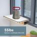 Cat Window Perch - Natural Wood with Removable Fleece Mat - Space Saving Seat for 2 Cats - Solid Construction (23.6L x 14.8W x 6.7H) - Buy Online on GoSupps.com