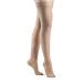 SIGVARIS Ever Sheer Thigh High 30-40 mmHg Women Closed Toe Long Length Small Long Black Short Natural