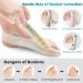 DINGBLUE Bunion Corrector for Women Men Adjustable Bunion Splint Big Toe Straightener Toe Separators for Overlapping Toes Soft Bunion Socks for in Shoes - Day And Night Pain 1 Pair (L) - Buy Online on GoSupps.com