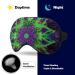 Psychedelic Laminated Sleep Eye Mask & Blindfold for Women Men - Elastic Strap for Sleep, Travel, Nap - Buy Online on GoSupps.com