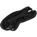 Flat Shoelaces 5/16 Wide - Solid Black Color - 45 (114 cm) Length - Athletic Sneakers, Boots & Shoes - Buy Online on GoSupps.com