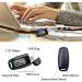 Gzvxuny 3D Pedometer with Clip and Strap, Simple Walking Step Counter, USB Rechargeable Accurate Step Counter, Daily Target Monitor, Exercise Time Black - Buy Online on GoSupps.com