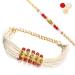 Ghasitaram Gifts Rakhis Online - Rakhi for Brother-T-24 Bhaiya Bhabhi Rakhi Rakhi Set only