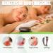 Natural Wood Massage Roller with Handle - 44cm Deep Tissue & Cellulite Relief for Neck Legs Back & Body | 12 Rotatable Design - Buy Online on GoSupps.com