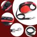 MoYouno Retractable Dog Leash with Poop Bag Holder | Heavy Duty Durable & Extendable Ideal for Training & Walking | Red - Buy Online on GoSupps.com