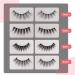 Yinettech 20 Pairs Self-Adhesive False Eyelashes with Scissors & Tweezers | 4 Styles 3D Soft Natural Eyelashes for Women & Girls - International Shipping - Buy Online on GoSupps.com