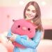 Mewaii 14'' Strawberry Cow Mushroom Soft Pillow Stuffed Animal Plush - Cuddly Pink Cow Toy for Kids - Buy Online on GoSupps.com