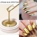 Metallic Painting Gel Nail Polish - Super Bright Mirror Gold Effect Nail Polish - Super Glossy Mirror Finish 3D Metal Painting Gel Drawing DIY Nail Art - Buy Online on GoSupps.com