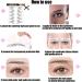 66 Pairs 4D Hair-like Eyebrow Tattoo Stickers - Long Lasting & Waterproof for Women and Girls (Black) - Buy Online on GoSupps.com