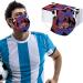 50PC 3-Ply Disposable_Face_Mask with Football Patterns Design Breathable Comfortable for Women Men Adults Use - Buy Online on GoSupps.com