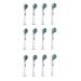 Pursonic EBS17- 12 Pack Power Sensitive Replacement Brush Heads for Oral-B 12 Count