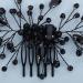 Black Rhinestones Hair Comb - Kercisbeauty Crystal Side Hairpiece for Weddings Bridesmaids & Themed Parties - Buy Online on GoSupps.com