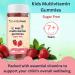 NaturallyMum Kids Multivitamin Gummies | for Children | Vegan Friendly | 30 Chewable Gummies | with Vitamins A D E B6 B12 C | Sugar Free | Strawberry Flavour | 30-Day Supply - Buy Online on GoSupps.com