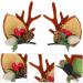 minkissy 3 Pairs Christmas Hair Clips Christmas Headdress Xmas Hair Clip Christmas Bag Filler Deer Hair Barrettes Reindeer Hair Clips Antlers Hair Clip Sock Child Felt Winter - Buy Online on GoSupps.com