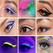 Neon Liquid Eyeliner Set - 12 UV Glow Matte Waterproof Eyeliners for Everyday Halloween & Christmas | Durable & Colorful - Buy Online on GoSupps.com
