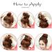 Synthetic Wavy Messy Hair Bun Chignon Extension in Dark Blonde to Bleach Blonde - Buy Online on GoSupps.com