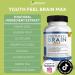 Youthfeel Brain Max Memory Support Supplement 60 Capsules Extra Strength Neuro Formula with Vitamins and Herbal Ingredients (1) - Buy Online on GoSupps.com
