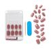 KISS Gel Fantasy Collection Nail Manicure Set - Brighter than the Sun Medium Length Oval Artificial Nails - 28 Nails Glue & Files - Perfect for DIY Manicures - Buy Online on GoSupps.com