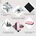 Professional 18Pcs Stainless Steel Manicure Set for Women - Nail Clippers, Pedicure Tools for Home & Travel in Pink - Buy Online on GoSupps.com